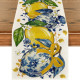 Lemon Pattern Table Runner